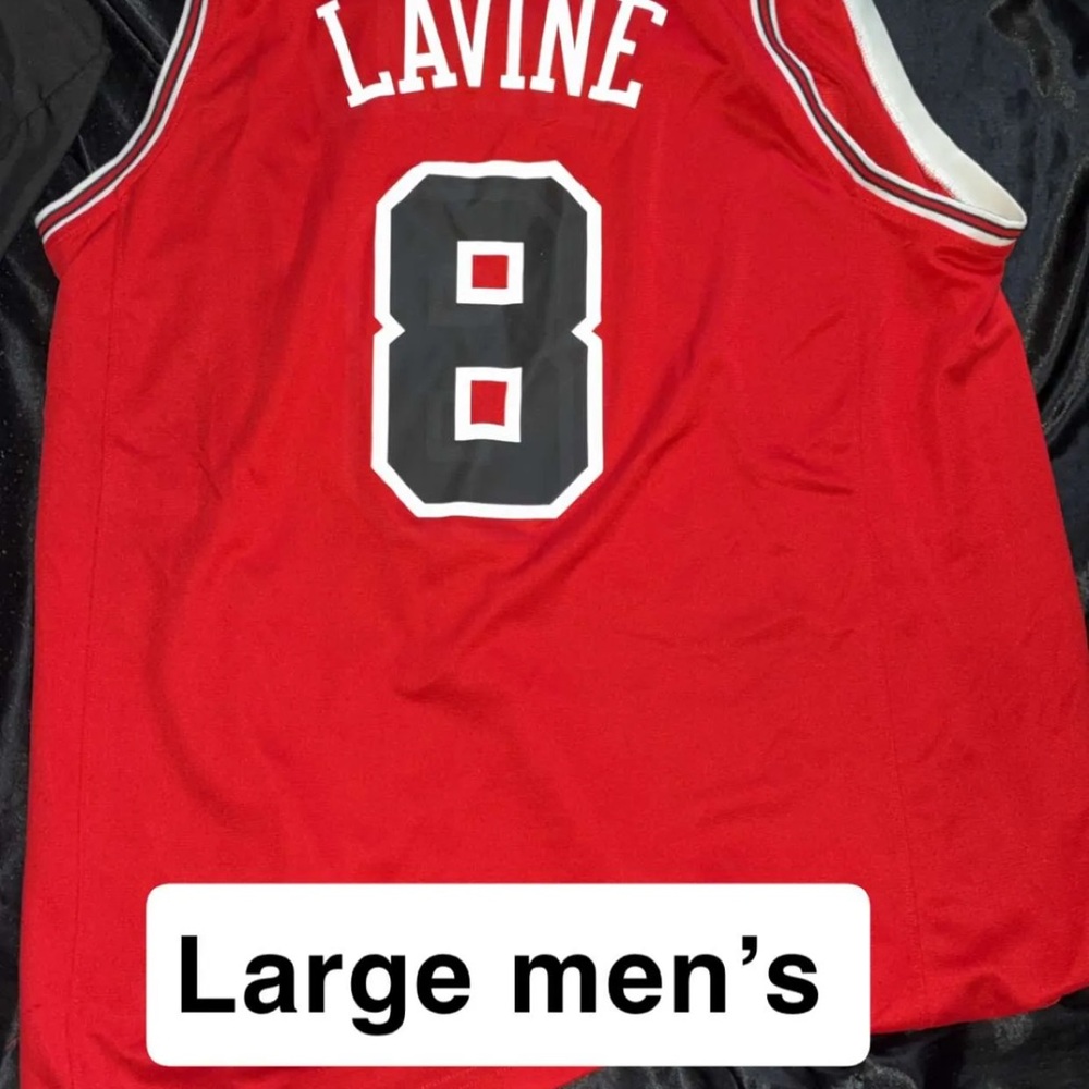 Red Basketball Jersey with Number 8
